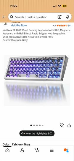 Melgeek Real67 Gaming keyboard