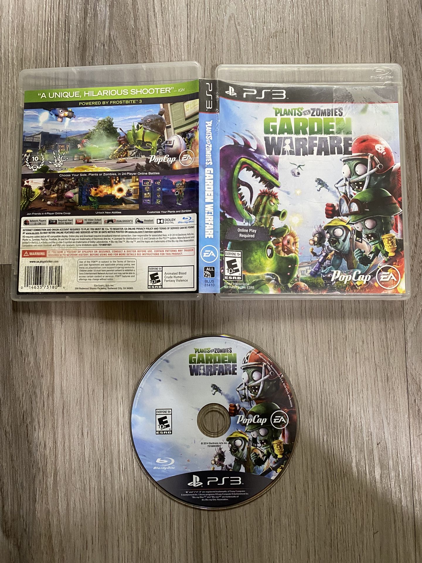 Plants vs Zombies Garden Warfare PS3