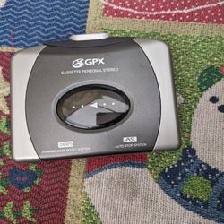 GPX Cassette Personal Stereo . Dynamic Boost System 