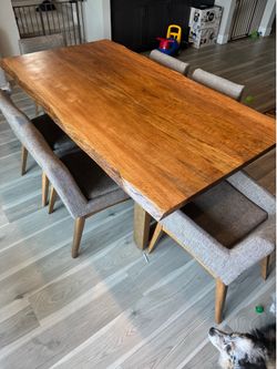 Dinning table set of 6 chairs