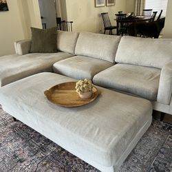 Sectional Sofa With Chaise And Ottoman 