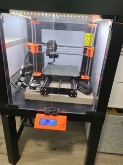 Prusa MK3S with LACK enclosure and spare print beds