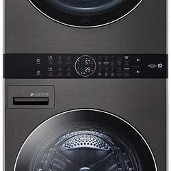 LG WashTower WKGX201HBA Smart Gas Single Unit Washer Dryer