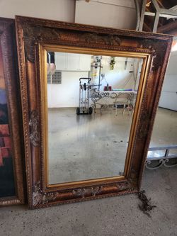 Framed mirror