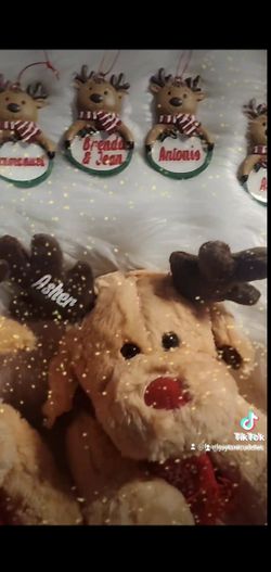 Personalize Your REINDEER AND ORNANMENT