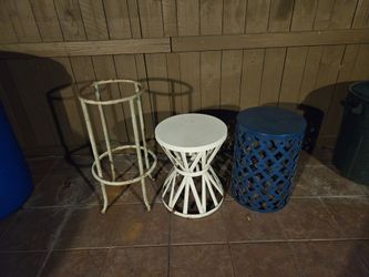 Vintage plant stands