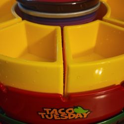 Taco Tuesday Lazy Susan Taco Bar With Extra Options 