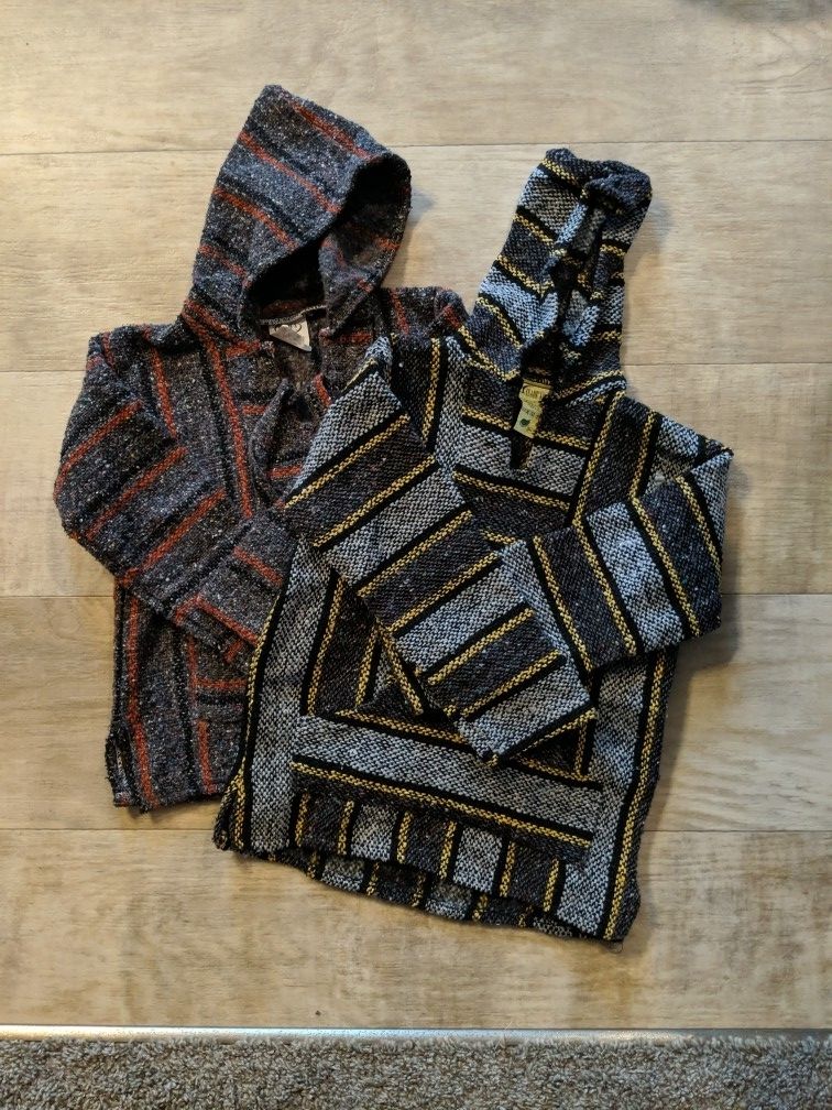 Child Size S Hoodie/Ponchos from Mexico