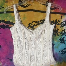 Elie Tahari Corset Tank Top