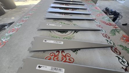 Heavy Duty Double Slot Adjustable Shelf Bracket 14.5"