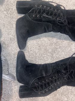 Thigh High Heeled Boots