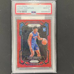 2023 Panini Prizm Ausar Thompson #178 PSA 10