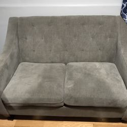 Gray Sofa Loveseat