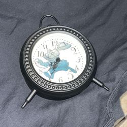 Alice Through The Looking Glass Clock