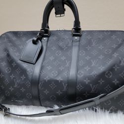 Louis Vuitton Keepall Bandoulière 45 Monogram Eclipse