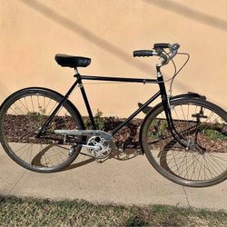 Vintage Schwinn New World 3-speed Bicycle In Black