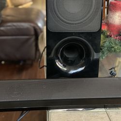 Sony Sound Bar And Subwoofer