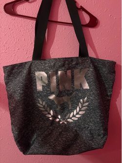 Pink tote bag