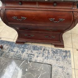 3-Piece Bombay Company Marble Top Bedroom Set – $395 for All 