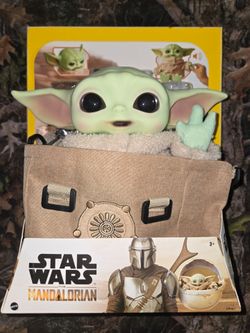 Star Wars Mandalorian Grogu Plush Toy by Mattel