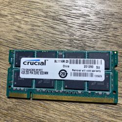 Crucial 4gb Notebook Memory