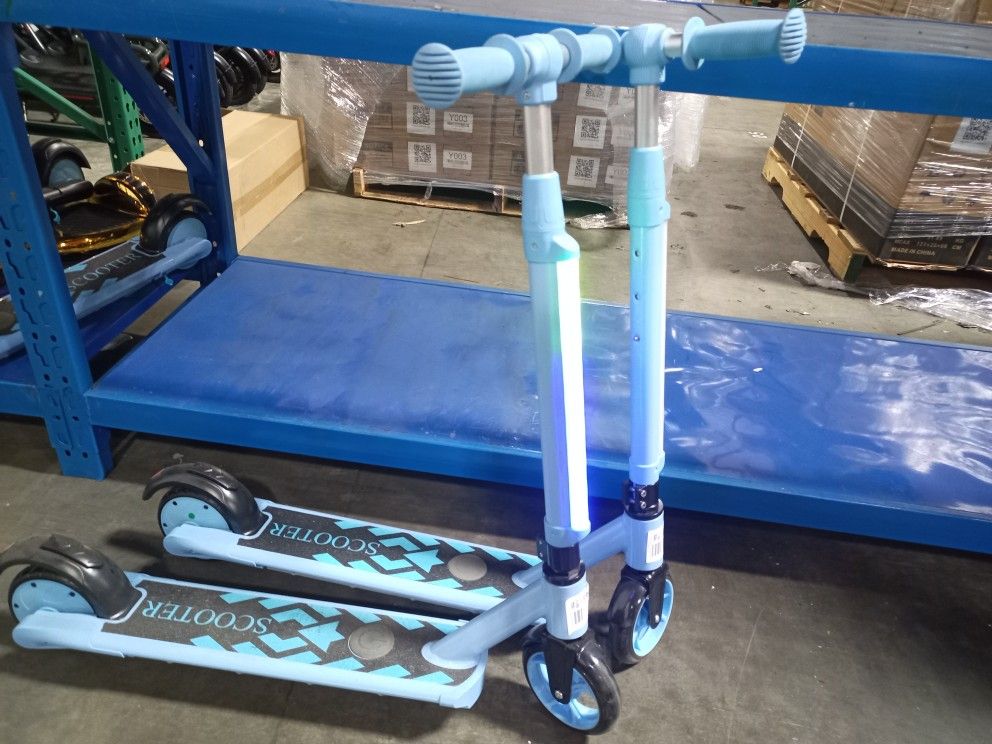Blue Escooter For Kids