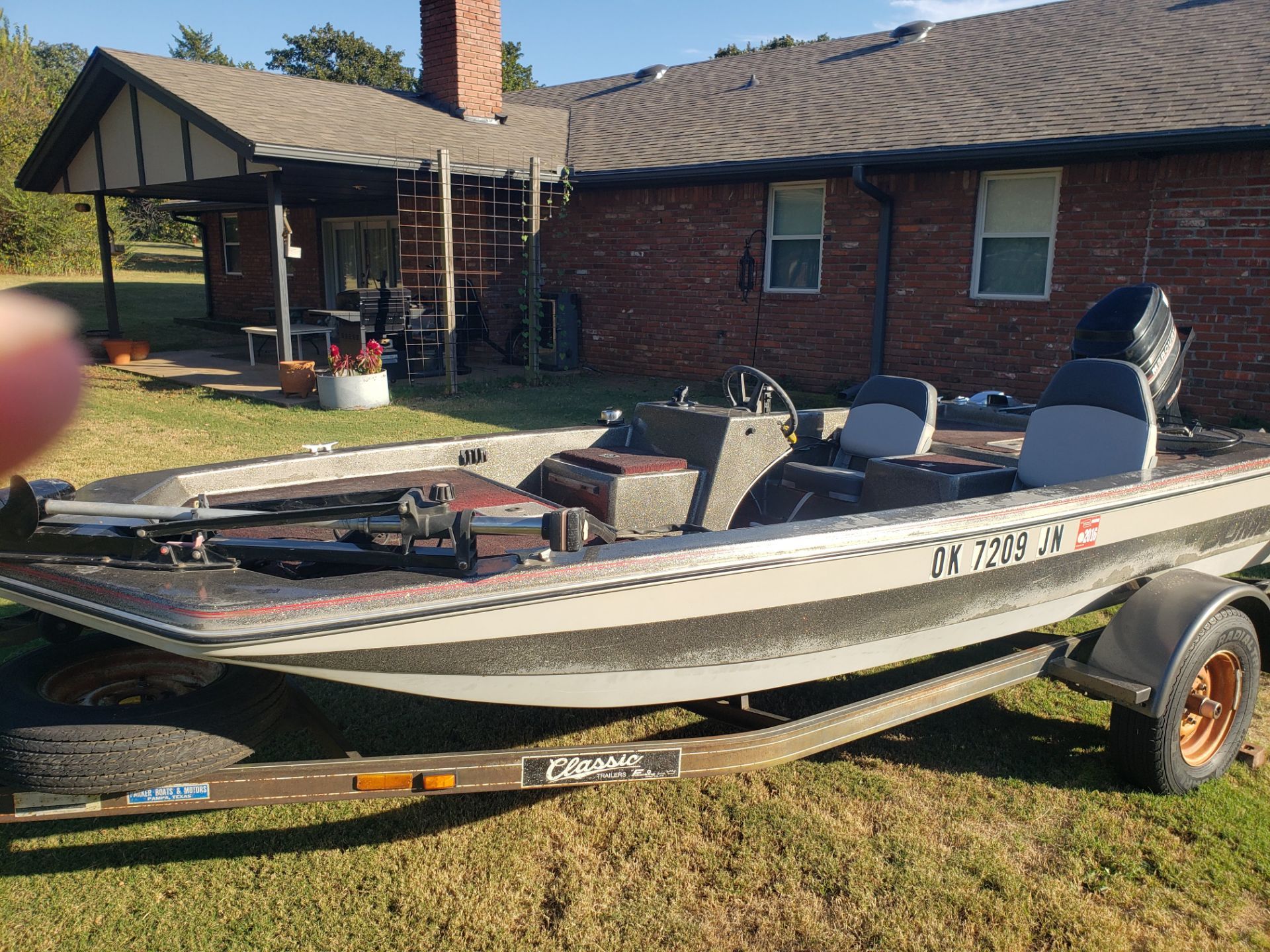 1985 Fiberking Bassboat