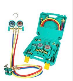 3-Way Brass Manifold Gauge Set