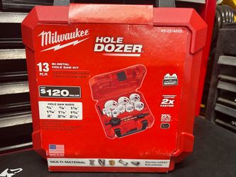 MILWAUKEE 13 BI- METAL HOLE SAWKIT   # 49-22-4025