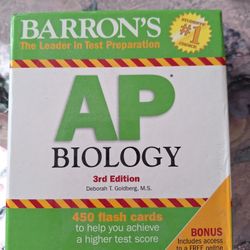 AP Biology 450 Flash Cards Exam Prep