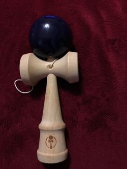 Kendama toy 7 inches cobalt blue