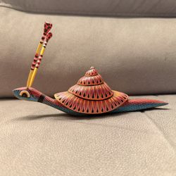 Signed Alebrije Snail by Raul & Viviana Blas Mexican Folk Art