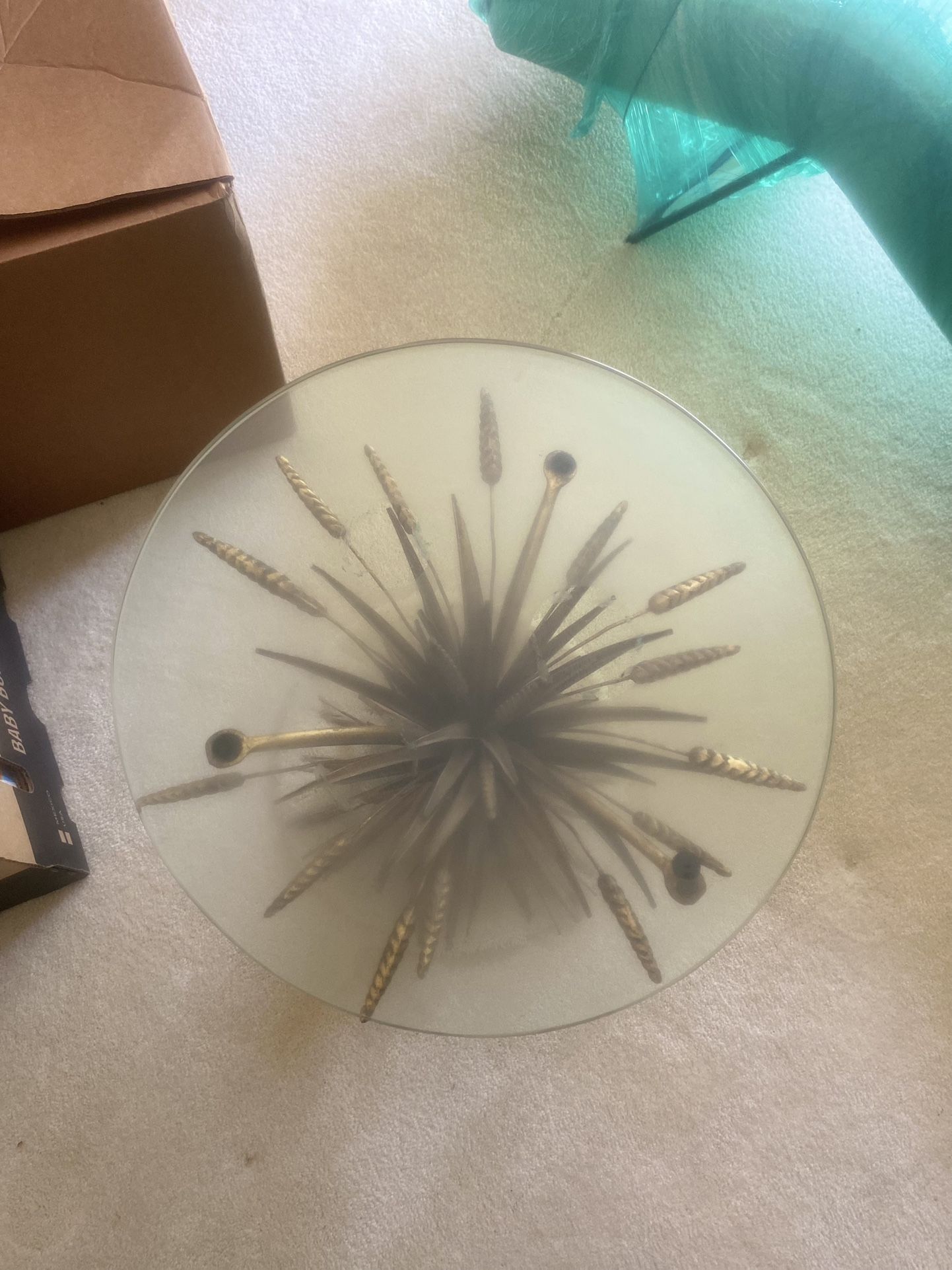 Authentic Mcm Reproduction Of Coco Chanel's Wheat Sheath Table 1960