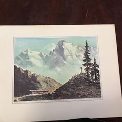 Austrian Mountain Scene