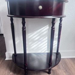  Half Moon Accent Console Table 