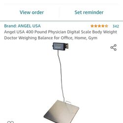angel USA up to 400 lbs physician digital scale body weight 4 Doctor Office or home gym
