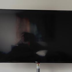 TCL 50 Inch Roku TV with Remote And Tv Stand + Mount For $150