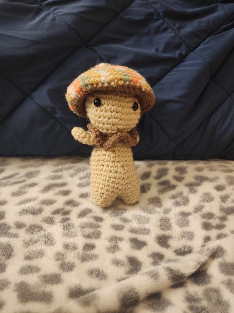 Crochet Muchroom Man