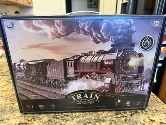 Steam Train Set - Steams , Lights And Sounds
