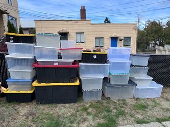 26 Plastic Storage Bins Sterilite Totes