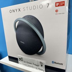 Harman Kardon Onyx Studio 7 Bluetooth Speaker New - $5 To Take it Home same Day and Pay the Rest later!