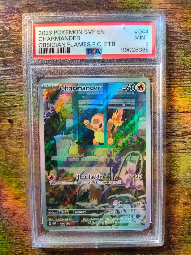 2023 Pokemon Charmander Obsidian Flames Pokemon Center PSA 9