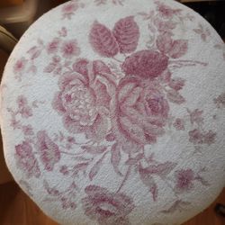 Antique Rose Vanity Seat