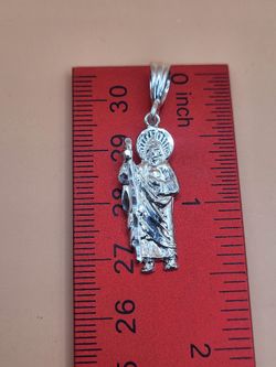 San Judas Tadeo Pendiente De Plata De 925