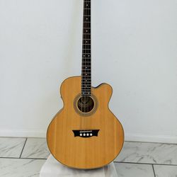 Dean EABC-0161 Cutaway Acoustic-Electric Bass Guitar Natural 
