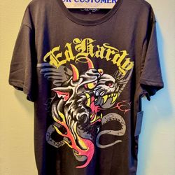 Ed Hardy T-Shirt Size L – Original Design 🔥