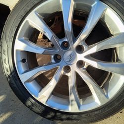 OEM 19" Cadillac Wheels And New Tires