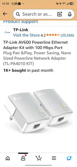 Tp link Powerline  AV 600