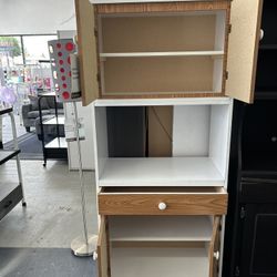 Microwave Pantry Cabinet 29” Wide X 72” High X 16” Deep 