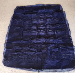 Blue twin air mattress w/ pump